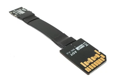 SD Karte 10 cm Kabel Standard SD Stecker zu Micro Buchse Verlängerung Adapter - Bild 1 von 4