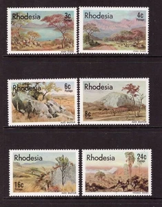 Rhodesia 1977 Nature Art set MNH mint stamps - Picture 1 of 1