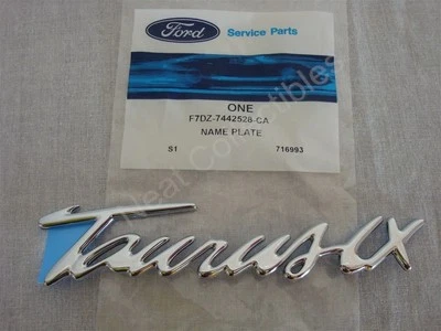 Nuevo de Lote Antiguo Ford Taurus LX Station Wagon Cromo Puerta Levadiza Placa de Nombre Emblema 1997-99 Foto 1 de 4