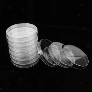 Schachtel mit 200 Vabiooth sterile Kunststoff Petrischalen mit Deckel 60mm Durchmesser x 15mm - Bild 1 von 7
