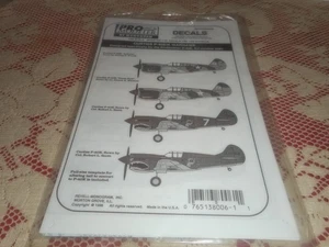 PRO MODELER DECALS 8006, 1/48 CURTISS P-40E WARHAWK DECAL SET - Picture 1 of 2
