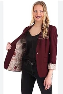 Harry Potter Marauder's Map Women's 10 Blazer Harry Potter Logo Wizarding World - Picture 1 of 9