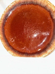 Hull Brown Drip Glaze Replacement, Dinner Plate 10” Diameter Round - Picture 1 of 5
