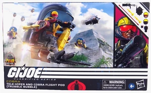 G. I. Joe Tele-Viper & Cobra Flight Pod (Trouble Bubble) Classified Series Neu in OVP - Bild 1 von 4