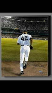 Mariano Rivera New York Yankees Signed Enter Sandman Canvas by Anthony J. Causi. - Picture 1 of 5