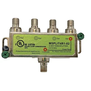 DirecTV 2-2150 MHz SWM zugelassener 4-Wege Splitter MSPLIT4R1-02 Signalverstärker - Bild 1 von 6
