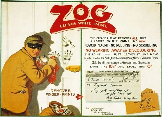 AZ58 Vintage Zog Paint Cleaner Classic British Advertising Poster Print A4/A3 - image 1 of 1