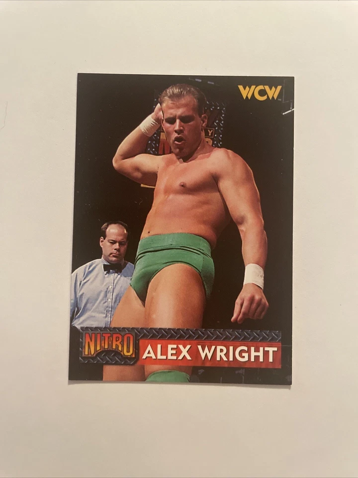 Tarjeta de lucha libre WCW Alex Wright 1999 Topps WCW NWO Nitro #22 Foto 1 de 1