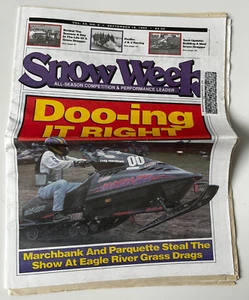 SNOW WEEK Snowmobile Racing Magazine Newspaper Publication September 18, 1995 - Bild 1 von 3