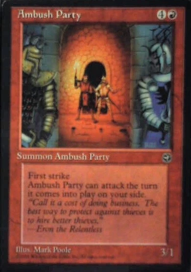 Ambush Party - Homelands: #63a, Magic: The Gathering Lp R96 - Image 1 of 1