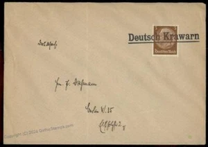 Deutschland 1938 Deutsch Krawarn Sudetenland Annexion Provisorischer Brief CZEC 72509 - Bild 1 von 2