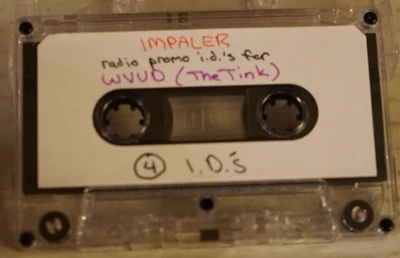 Impaler Radio (4) Id's Cassette Tape US Promo Wvud  The Late Tink Unique Nm - Image 1 of 2