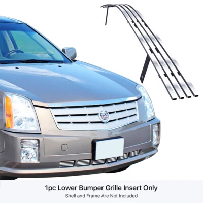 Подходит для Cadillac SRX 2005-2009 годов выпуска нижний бампер полированная хромированная вставка решетки в нормандском стиле - Изображение 1 из 4