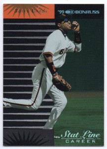 2001 Donruss 1999 Retro Stat Line Career Serial # Pick Any Complete Your Set