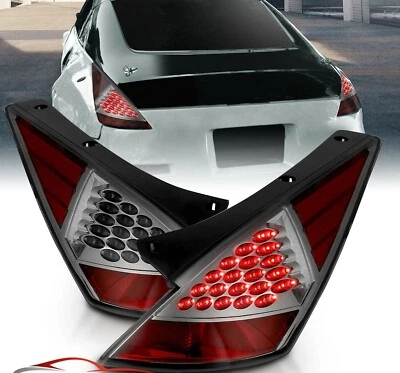 NISSAN 350 Z  350Z 2003 2004 2005 LEXUS FANALI LUCI FARI POSTERIORI A LED FUME' - Immagine 1 di 4