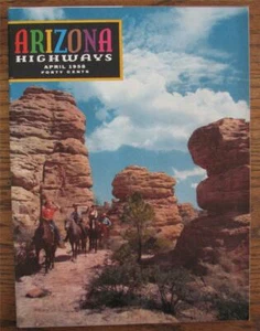 Arizona Highways Magazine – April, 1958 – Tombstone's Ethel Macia & Cochise NICE - Picture 1 of 1