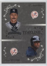 2003 Donruss Diamond Kings Team Timeline /1000 Don Mattingly Bernie Williams