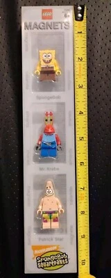 Novo Lego Mini Conjunto de Ímã Bob Esponja Mr. Krabs Patrick Star 2006 Nickelodeon  - Imagem 1 de 4