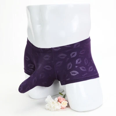 Mens Lip Boxer Briefs Underwear Sexy Elephant Nose Breathable Trunks Underpant✔ - Image 1 of 4