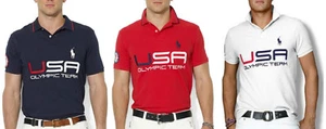 Ralph Lauren Custom Fit 2014 Sochi EE. UU. Juegos Olímpicos Big Pony Polo Nuevo $145 - Imagen 1 de 4