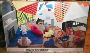 DAVID HOCKNEY Vintage Metropolitan Museum of Art Exhibition Lithograph Poster