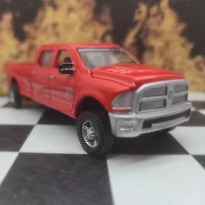 New red 2011 1/64 DODGE RAM 2500 4x4 Truck Cummins ERTL farm TOMMY Greenlight - Picture 1 of 16