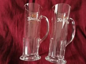 2 x Köstritzer Schwarzbier- Brauerei- Werbung- Ausschankgläser Biergläser 0,5 l - Bild 1 von 4