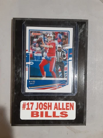 JOSH  ALLEN CARD PLAQUE BILLS Cover