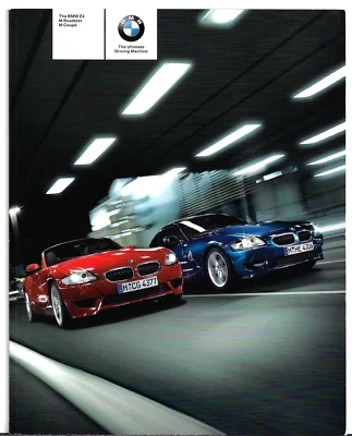 BMW Z4 M 2006-2008 UK Market Sales Brochure Roadster & Coupe - Image 1 of 3