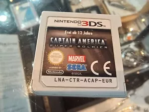 CAPTAIN AMERICA SUPER SOLDIER - CARTRIDGE ONLY (NINTENDO 3DS GAME , M) - Picture 1 of 9