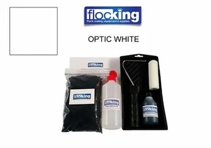 Kit de floculación óptica blanco rodillo y bandeja de espuma de rebaño tablero flocante rebaño - Imagen 1 de 12