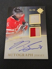 2011-12 ITG ULTIMATE COLLECTION P.K. SUBBAN UJ-PK #ed 1/25 AUTO JERSEY