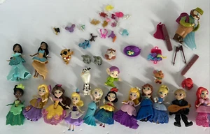Little Kingdom Disney Princesses Mixed Lot 14 Dolls Figures Clothing Accessories - Picture 1 of 16