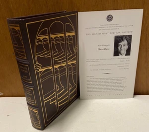 Franklin Library: SIGNED 1st Hocus Pocus by Kurt Vonnegut Leatherbound 1990 - Picture 1 of 16
