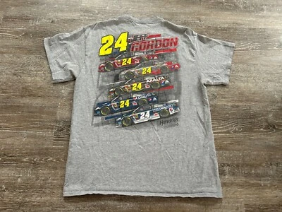 Camiseta De Colección Años 2000 Carreras Jeff Gordon Coche Gráfico NASCAR Y2K Desteñido Patinador L/M Foto 1 de 4