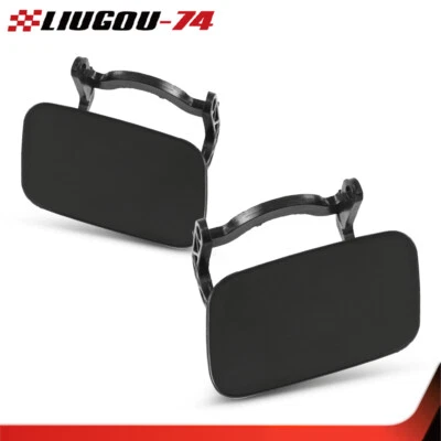 Front Bumper Headlight Washer Cap Cover Left & Right Fit For 2008-2012 Audi A4 Foto 1 de 4