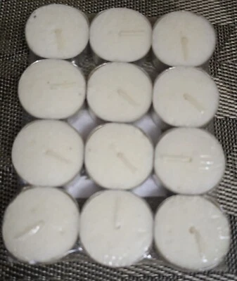 Pack of 12 Citronella Tea Light Candles - Image 1 of 2