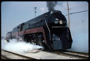 Original Rail Slide - NW Norfolk & Western 611 Bellevue OH 4-30-1987 - Picture 1 of 1
