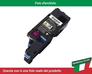 593-11146 Dell 1250c Colour Printer Cartuccia del Toner Magenta - Photo 1/4