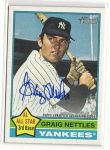 Graig Nettles 2025 Topps Heritage Real One Auto #76RO-GN New York Yankees - Picture 1 of 2