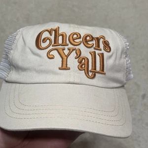 Idyllwind By Miranda Lambert Snapback Trucker Hat Cap Beige Cheers Yall - Picture 1 of 8