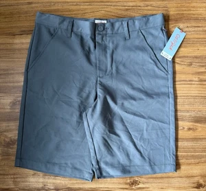 Cat & Jack Mädchen Uniform Shorts grau Größe 14 Husky verstellbare Taille neu mit Etikett - Bild 1 von 2