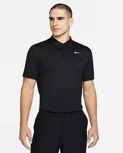 Nike NikeCourt Dri-FIT Men's Tennis Polo Black DD8372-010 - XL - Picture 1 of 4