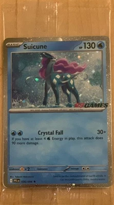 🔥 JCC Pokémon 🔥 Suicune EBGames Sello Promo Holo CAD Exclusivo Inglés Sellado Foto 1 de 4