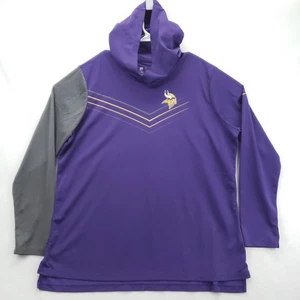 Sudadera con Capucha Minnesota Vikings Para Hombres 2XL Púrpura NFL Fútbol Nike Dri-FIT Pullover - Imagen 1 de 12