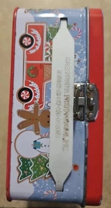 Christmas Suitcase Tin Customized Snowman   - Picture 1 of 4