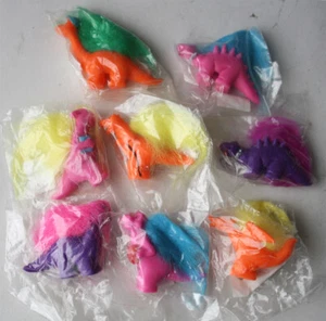 8X RARO VINTAGE AÑOS 90 DINOSAURIO TROLL LÁPIZ TOPS COCO MATTEL ¡NUEVO SELLADO! - Imagen 1 de 9