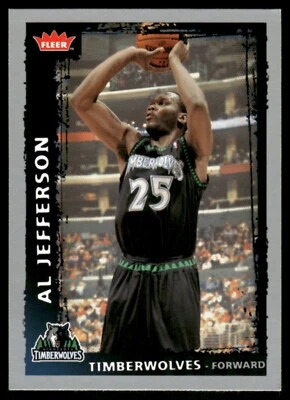 2008 Fleer #185 Al Jefferson - Image 1 of 2