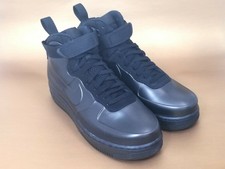 Nike Air Force 1 Foamposite Cup AH6771-001 Triple Black Sz 9.5 NEW IN BOX DS AF1