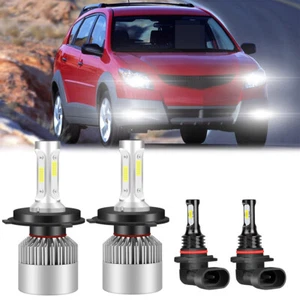 For Pontiac Vibe 2003-2008 Combo LED Hi & Lo Beam Headlight+Fog Light Bulb kit - Bild 1 von 14